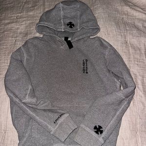 Chrome Hearts Leather Patch Hoodie